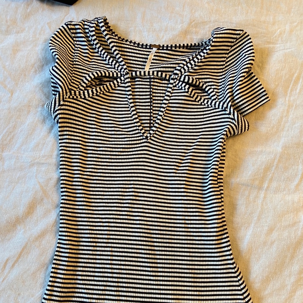 free people stripped shirt